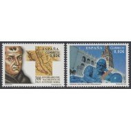 España Spain 4850/51 2014 III Centenario Aniv. del Nacimiento de Fray Junípero Serra Cieza MNH