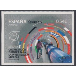 España Spain 4849 2014 60 Años Organización Europea Investigación Nuclear CERN MNH