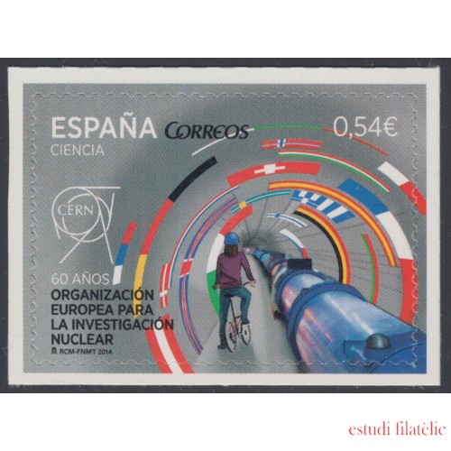 España Spain 4849 2014 60 Años Organización Europea Investigación Nuclear CERN MNH