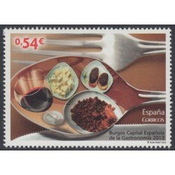 España Spain 4852 2014  Burgos Capital Española de la Gastronomía MNH