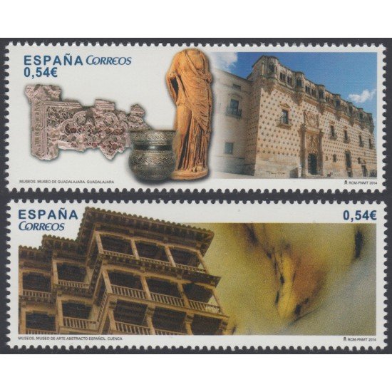 España Spain 4873/74 2014 Museo de Guadalajara Cuenca MNH España Spain 4873/74 2014 Museo de Guadalajara Cuenca MNH