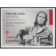 España Spain 4884 2014 Europa Guitarra española Paco de Lucía MNH Tarifa B