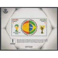 España Spain 4890 2014 Copa Mundial de la FIFA Brasil 2014 MNH