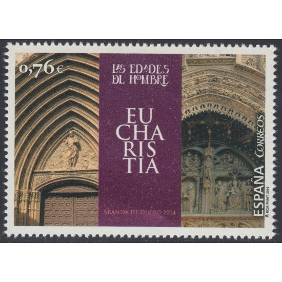España Spain 4887 2014 Las Edades del Hombre Eucaristia MNH España Spain 4887 2014 Las Edades del Hombre Eucaristia MNH