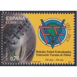 España Spain 4889 2014 Federación Vizcaína de Fútbol Football MNH