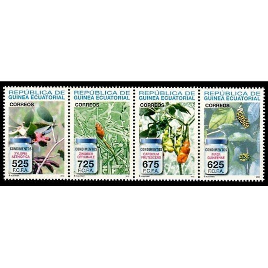 Guinea Ecuatorial 466/69 2012 Condimentos MNH