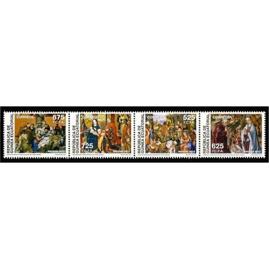 Guinea Ecuatorial 470/73 2012 Navidad MNH