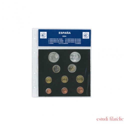 Hoja Euros España 10 (2x2) Monedas CT SAFI catalán 0142102C