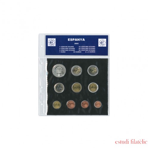 Hoja Euros España 9 Monedas CT SAFI catalán 014209C