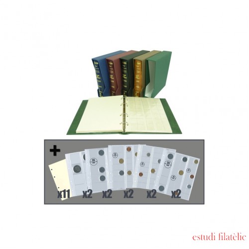 Tapas Monedas NUMIS color marrón SAFI con 10 Hojas  castellano 013924