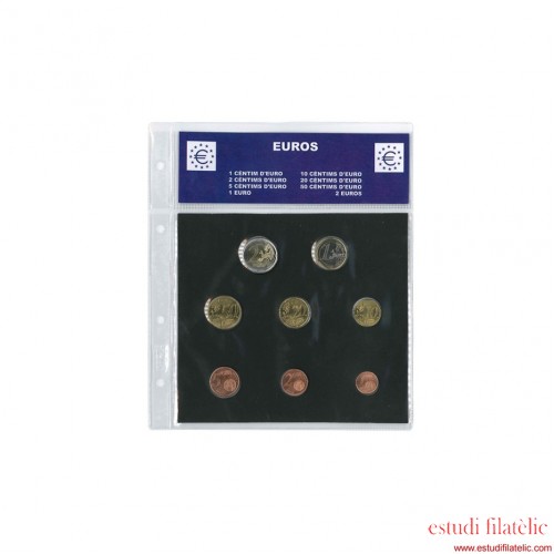 Hoja Euros España 10 (2x12) Monedas SAFI castellano 01421012