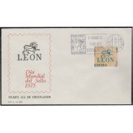 España Spain 2261 1975 Día mundial del Sello 6 de Mayo SPD Sobre Primer Día