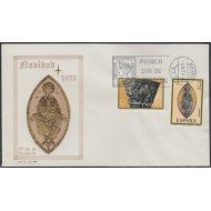 España Spain 2300/01 1975 Navidad SPD Sobre Primer Día