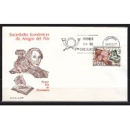 España Spain 2402 1977 Sociedades económicas de amigos del País SPD Sobre Primer Día