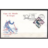 España Spain 2408 1977 Copa del Mundo de Esquí SPD Sobre Primer Día