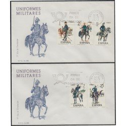 España Spain 2423/27 1977 Uniformes Militares SPD Sobre Primer Día España Spain 2423/27 1977 Uniformes Militares SPD Sobre Primer Día