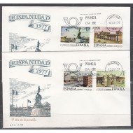 España Spain 2439/42 1977  Hispanidad Guatemala SPD Sobre Primer Día