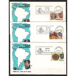 España Spain 2493/95 1978 Viaje de SS MM los Reyes a Hispanoamérica SPD Sobre Primer Día España Spain 2493/95 1978 Viaje de SS MM los Reyes a Hispanoamérica SPD Sobre Primer Día