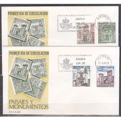 España Spain 2527/30 1979 Paisajes y Monumentos SPD Sobre Primer Día España Spain 2527/30 1979 Paisajes y Monumentos SPD Sobre Primer Día