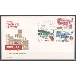 España Spain 2560/62 1980 Utilice Transportes Colectivos SPD Sobre Primer Día España Spain 2560/62 1980 Utilice Transportes Colectivos SPD Sobre Primer Día