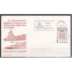 España Spain 2577 1980 CCC Aniversario de la Fundación de la bajada de Nuestra Señora de las Nieves desde su Santuario a Santa Cruz de la Palma SPD Sobre Primer Día España Spain 2577 1980 CCC Aniversario de la Fundación de la bajada de Nuestra Señora de las Nieves desde su Santuario a Santa Cruz de la Palma SPD Sobre Primer Día
