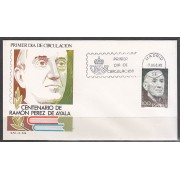 España Spain 2578 1980 Centenario del nacimiento de Ramón Pérez de Ayala SPD Sobre Primer Día