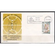 España Spain 2612 1981 Año Internacional de las Personas Disminuidas SPD Sobre Primer Día