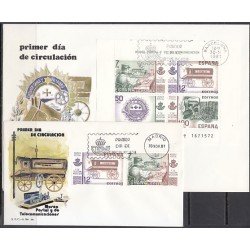 España Spain 2637/38-2641 1981 Museo postal SPD Sobre Primer Día