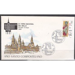 España Spain 2649 1982 Año Santo Compostelano SPD Sobre Primer Día