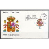 España Spain 2685 1983 Escudo de España SPD Sobre Primer Día