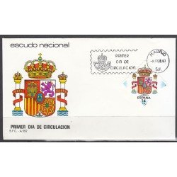 España Spain 2685 1983 Escudo de España SPD Sobre Primer Día