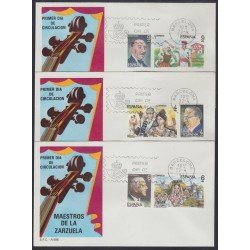 España Spain 2697/02 1983 Maestros de la Zarzuela SPD Sobre Primer Día
