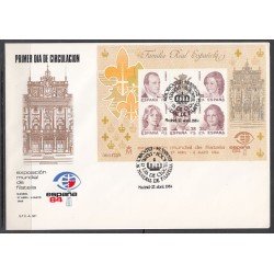 España Spain 2754 1984 Expo mundial de filatelia España 84 SPD Sobre Primer Día