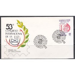 España Spain 2755 1984  53º Congreso de la Federación  Internacional de Filatelia SPD Sobre Primer Día