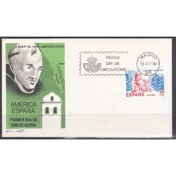 España Spain 2775 1984 América España SPD Sobre Primer Día