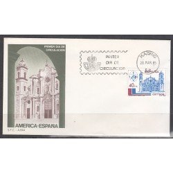 España Spain 2782 1985 América España Espamer 85 SPD Sobre Primer Día