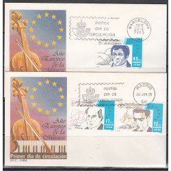 España Spain 2803/05 1985 Año Europeo de la Música SPD Sobre Primer Día España Spain 2803/05 1985 Año Europeo de la Música SPD Sobre Primer Día