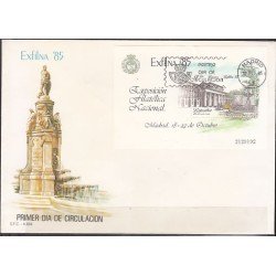 España Spain 2814 1985 Exposición Filatélica Nacional Exfilna 85 SPD Sobre Primer Día España Spain 2814 1985 Exposición Filatélica Nacional Exfilna 85 SPD Sobre Primer Día