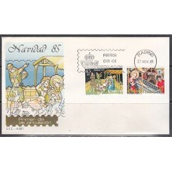 España Spain 2818/19 1985 Navidad, SPD FDC SOBRE PRIMER DIA España Spain 2818/19 1985 Navidad, SPD FDC SOBRE PRIMER DIA