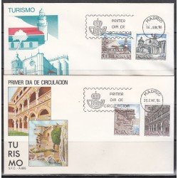 España Spain 2835/38 1986 Paisajes y monumentos SPD Sobre Primer Día España Spain 2835/38 1986 Paisajes y monumentos SPD Sobre Primer Día