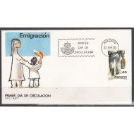 España Spain 2846 1986 La emigración SPD Sobre Primer Día