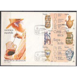 España Spain 2891/96 1987 Artesanía Española Cerámica SPD Sobre Primer Día España Spain 2891/96 1987 Artesanía Española Cerámica SPD Sobre Primer Día