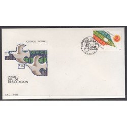 España Spain 2906 1987 I Aniversario de la implantación en toda España del Código Postal SPD Sobre Primer Día España Spain 2906 1987 I Aniversario de la implantación en toda España del Código Postal SPD Sobre Primer Día