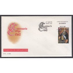 España Spain 2968 1988 I Centenario del Código Civil SPD Sobre Primer Día España Spain 2968 1988 I Centenario del Código Civil SPD Sobre Primer Día