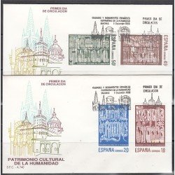 España Spain 2978/81 1988 Ciudades y Monumentos españoles Patrimonio de la Humanidad SPD Sobre Primer Día España Spain 2978/81 1988 Ciudades y Monumentos españoles Patrimonio de la Humanidad SPD Sobre Primer Día