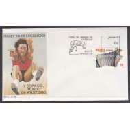 España Spain 3023 1989 V  Copa del mundo de Atletismo SPD Sobre Primer Día