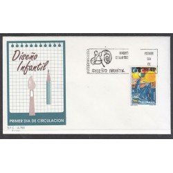 España Spain 3107 1991 Diseño infantil SPD Sobre Primer Día