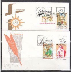 España Spain 3118/21 1991 Centenarios SPD Sobre Primer Día