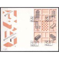 España Spain 3127/32 1991 Artesanía española Muebles SPD Sobre Primer Día