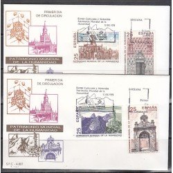 España Spain 3146/49 1991 Bienes Culturales y Naturales Patrimonio Mundial de la Humanidad SPD Sobre Primer Día España Spain 3146/49 1991 Bienes Culturales y Naturales Patrimonio Mundial de la Humanidad SPD Sobre Primer Día